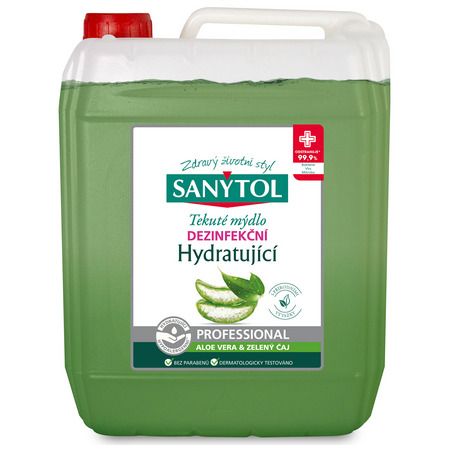 Mýdlo tekuté dezinfekční hydratující SANYTOL Professional 5l